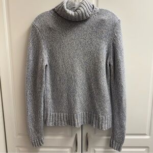 Ann Taylor Large Blue and White Sweater